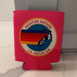 NEW Aviator Nation Pink Can Cooler Coozie